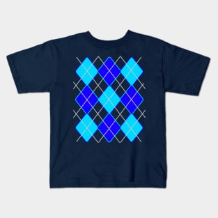 Argyle Pattern Kids T-Shirt